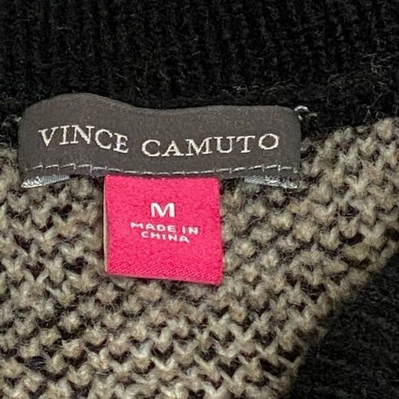 Vince Camuto NWT leopard/ cheetah animal print crew neck sweater size M - Picture 8 of 16